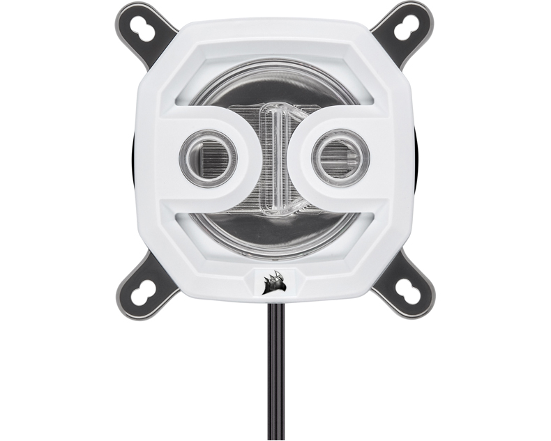 CORSAIR CX-9010005-WW-Hydro X Series XC7 RGB CPU Water Block (115X/AM4) — White