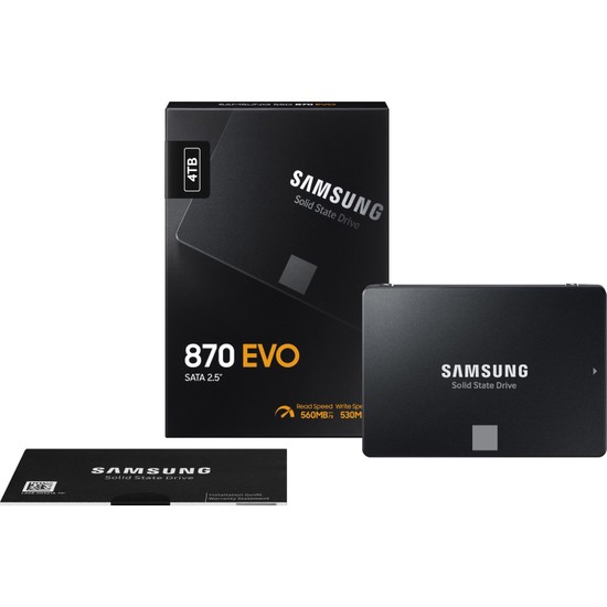 SAMSUNG 4TB 870 Evo Sata 3.0 560-530MB/s 2.5" Flash SSD