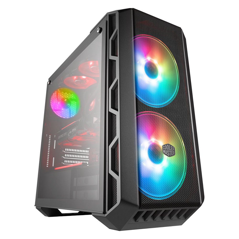 COOLERMASTER CM MasterCase H500 TG 750W 80+ Bronze Mesh, Akrilik Panel, ARGB 1x120cm, 2x200cm Fanlı MidTower Kasa