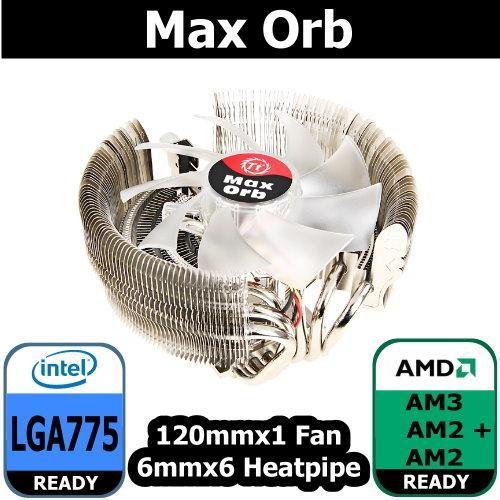THERMALTAKE Thermaltake Max Orb Intel LGA775 ve AM2 uyumlu CPU Soğutucusu