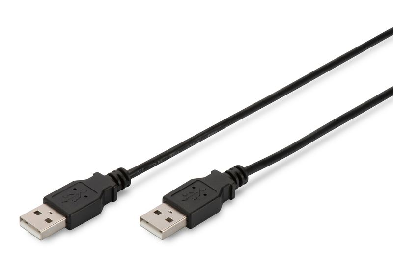 ASSMANN USB 2.0 bağlantı kablosu, tip A M/M, 1.8m, USB 2.0 uyumlu, bl AK-300101-018-S