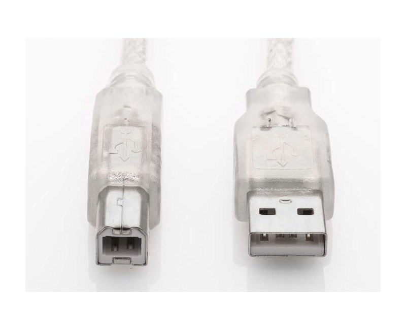 S-LINK S-link SL-U2003 Usb2.0 3m Şeffaf Yazıcı Kablo