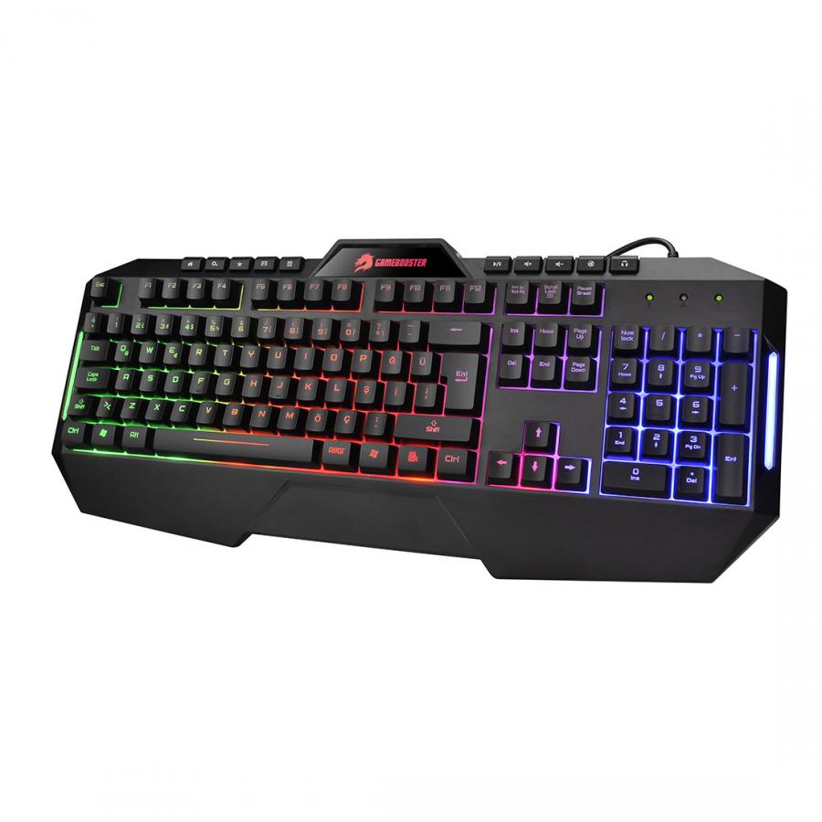 GAMEBOOSTER GameBooster G59K Frontier Rainbow Aydınlatmalı Membrane Oyun Klavyesi-58159