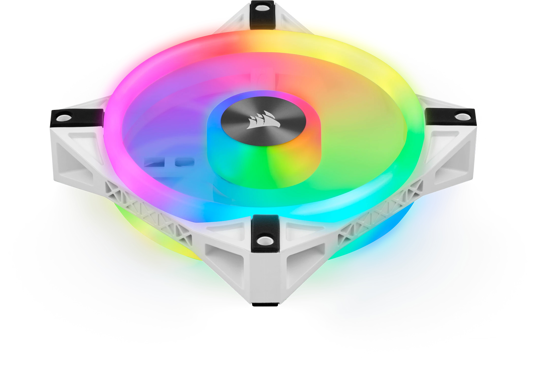 CORSAIR QL Series, WHITE QL120 RGB-CO-9050103-WW-120mm RGB LED Fan, Single Pack-22371
