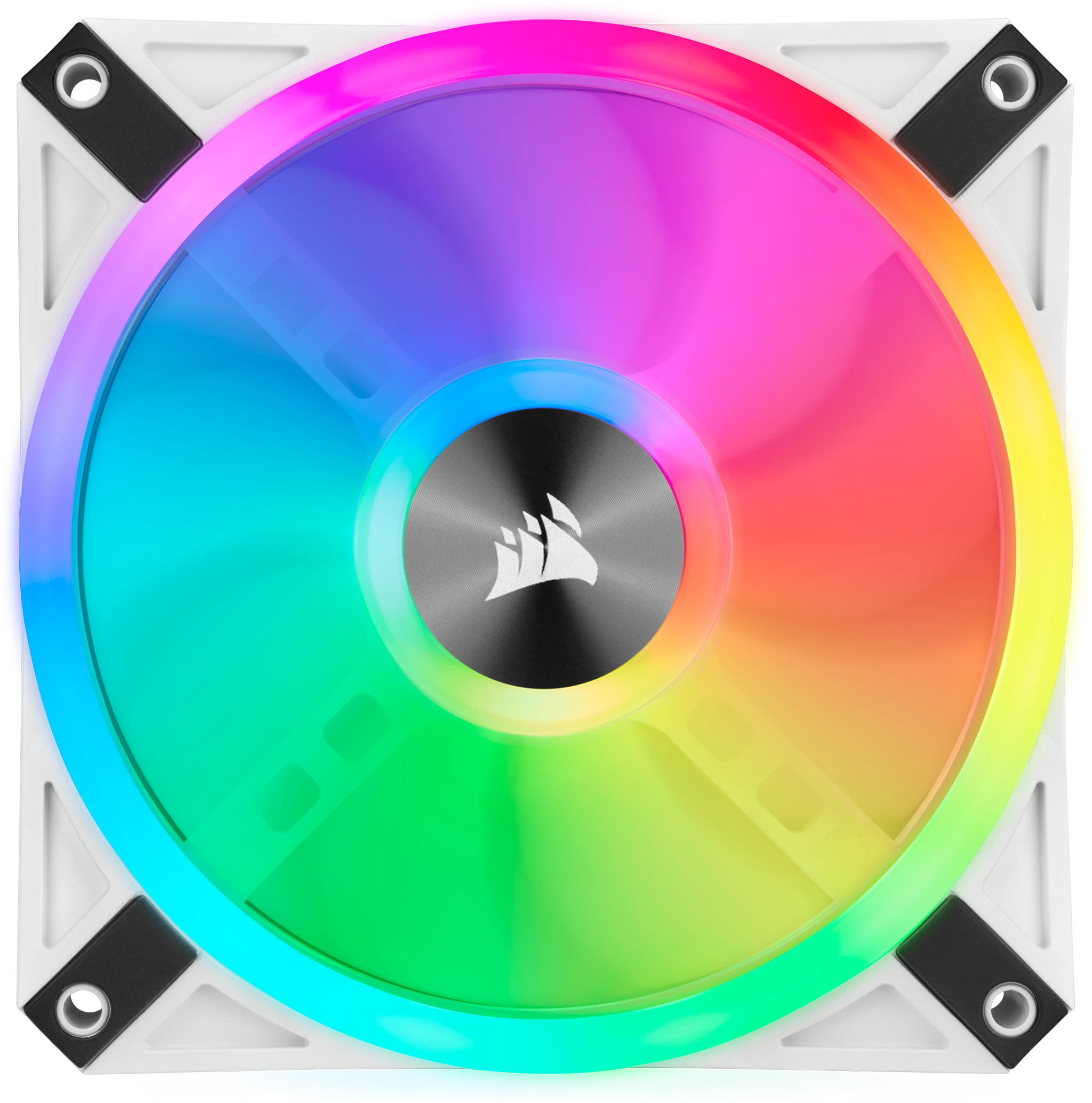 CORSAIR QL Series, WHITE QL120 RGB-CO-9050103-WW-120mm RGB LED Fan, Single Pack-22368