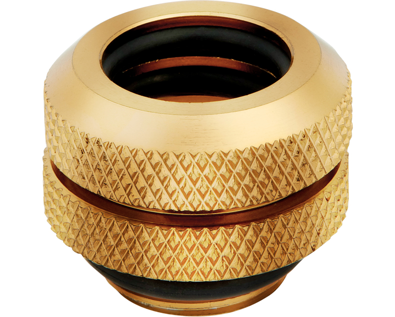 CORSAIR CX-9052002-WW Fitting (hard tube) ,XF Hardline 4-pack (12mm OD compression; gold)