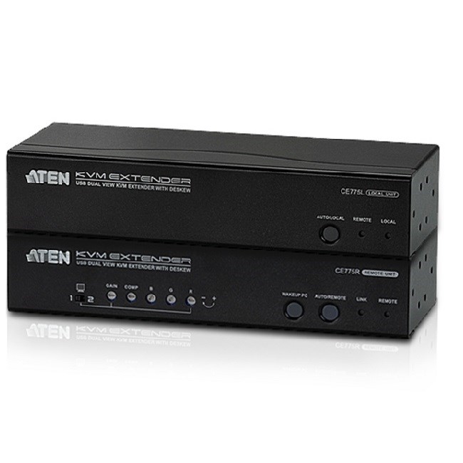 ATEN CE775-AT-G USB VGA D VIEW CAT 5 KVM EXTENDER W/DKW