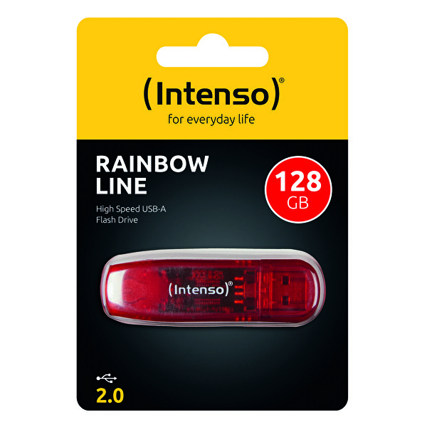 INTENSO 3502491 128GB USB2.0 Rainbow Line-23297