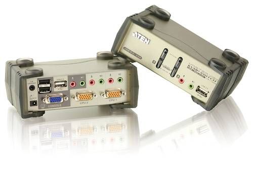 ATEN ATEN-CS1732B ATEN 2 PORT USB KVM SWITCH 2 PORT USB HUBLU (KABLO DAHİL)
