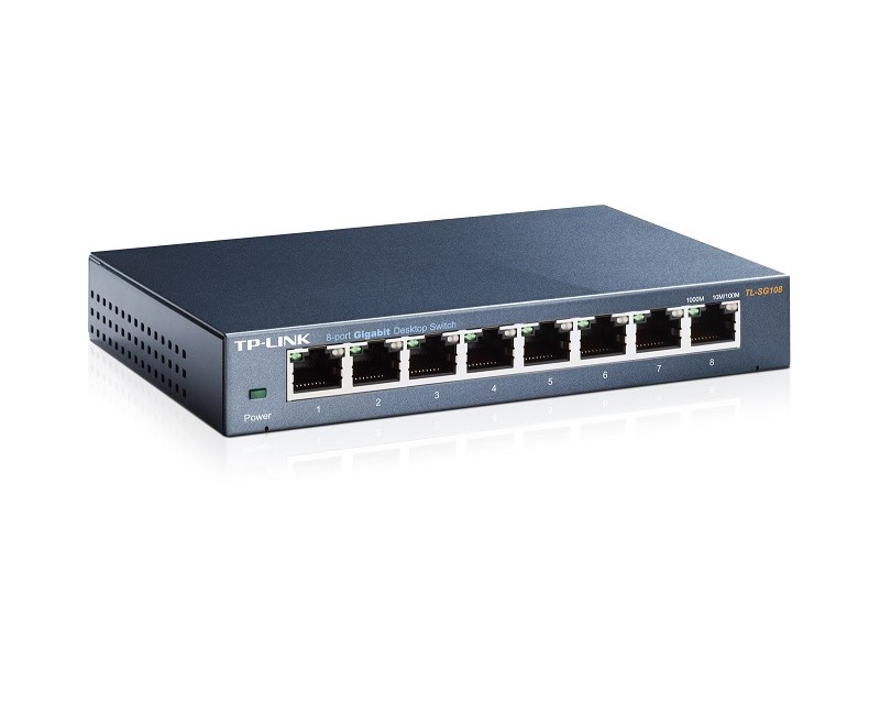 TP-LINK Tp-Link TL-SG108 8Port Masaüstü Switch*