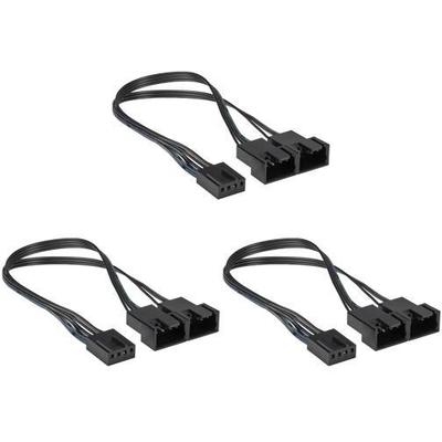 CORSAIR CX-9070003-WW Hydro X Series Two-Way PWM Fan Splitter Cables (Three Pack)