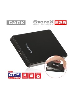 DARK 2.5'' HDD/SSD DESTEKLİ USB3.0 SİYAH DİSK KUTUSU DK-AC-DSE29-63038