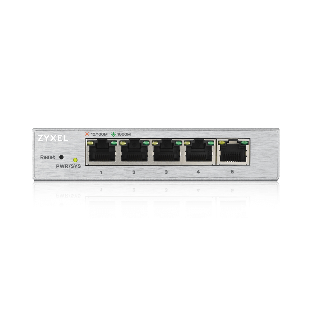 ZYXEL GS1200-5 5 PORT 5x10/100/1000 WEB YONETİLEBİLİR SWITCH