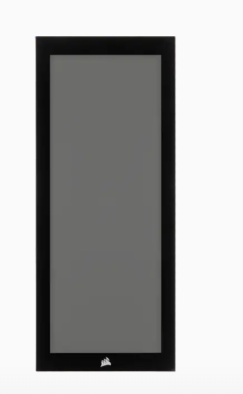 CORSAIR CC-8900436 iCUiCUE 4000X Front Tempered Glass Panel, Black