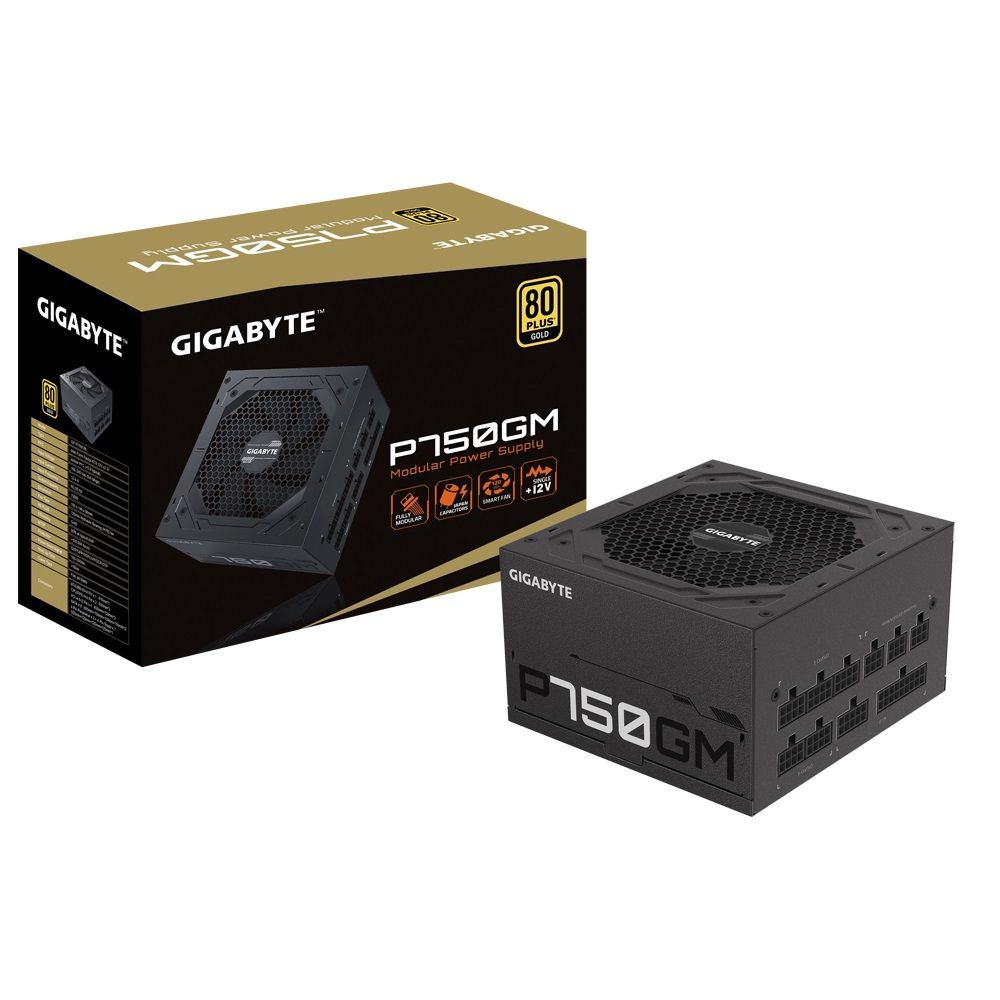 GIGABYTE GOLD ZERO 750W 80+GOLD ATX GP-P750GM