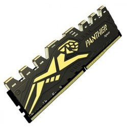 APACER Panther Black-Gold 16GB (1x16GB) 3200Mhz CL16 DDR4 Gaming Ram (AH4U16G32C28Y7GAA-1)-63202