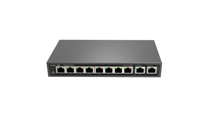 Reyee RG-ES110D-P 10 PORT 10/100 FAST TAK ÇALIŞTIR