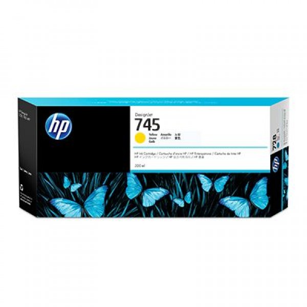 HP F9K02A (745) SARI 300ml GENIS FORMAT MUREKKEP KARTUSU