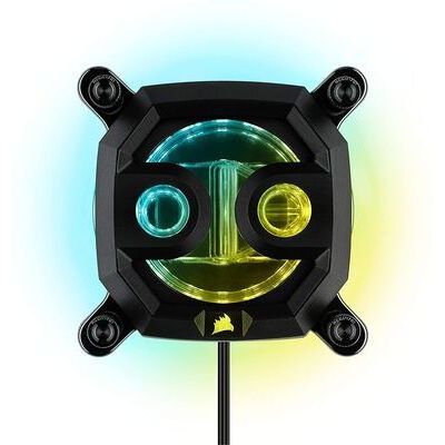 CORSAIR CX-9010006-WW CPU WATERBLOCK XC7 RGB (1200/AM4) — Black