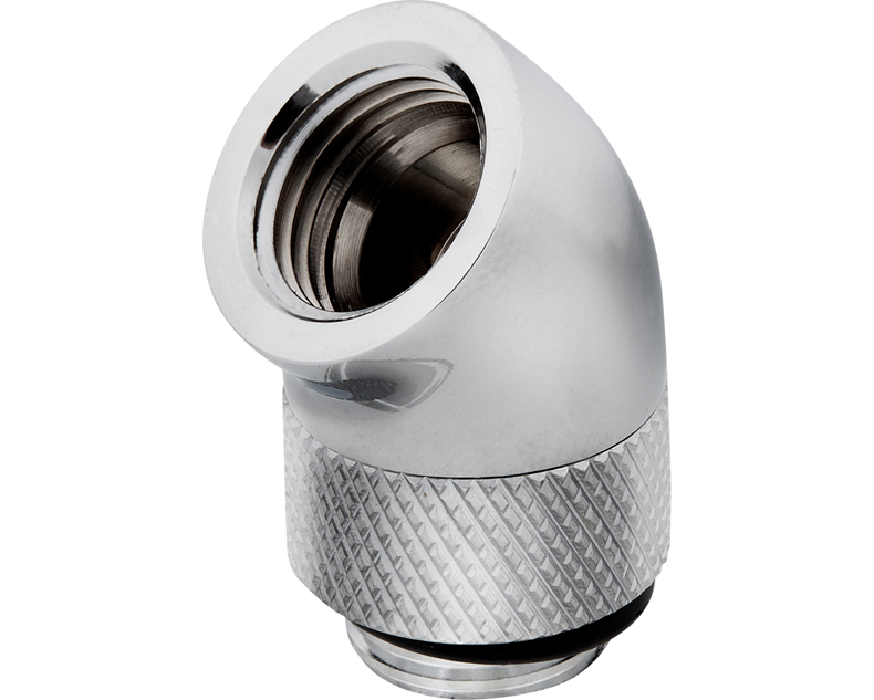 CORSAIR CX-9055001-WW Fitting (adapter) ,XF Adapter 2-pack (45° Angled rotary; chrome)