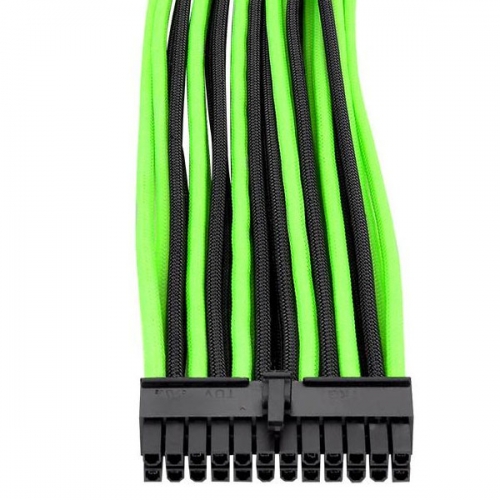 THERMALTAKE Thermaltake TtMod Yeşil/Siyah Power Supply Sleeved Kablo Seti (16 AWG)-58136