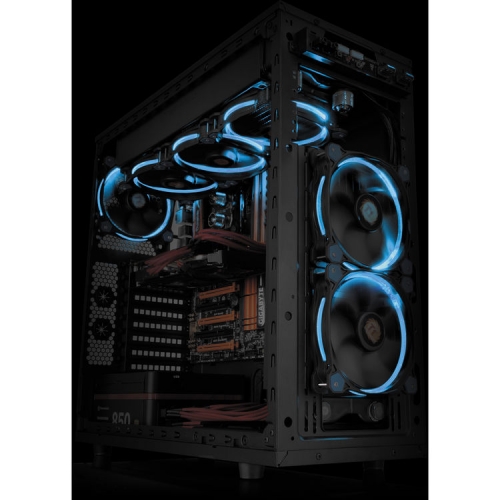 THERMALTAKE Thermaltake Riing 120mm Mavi Halka Ledli Titreşimsiz Kasa ve Radyatör Fanı-57924