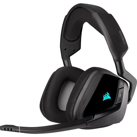 CORSAIR CA-9011201-EU GAMING VOID RGB ELITE Wireless Premium Gaming Headset with 7.1 Surround Sound, Carbon