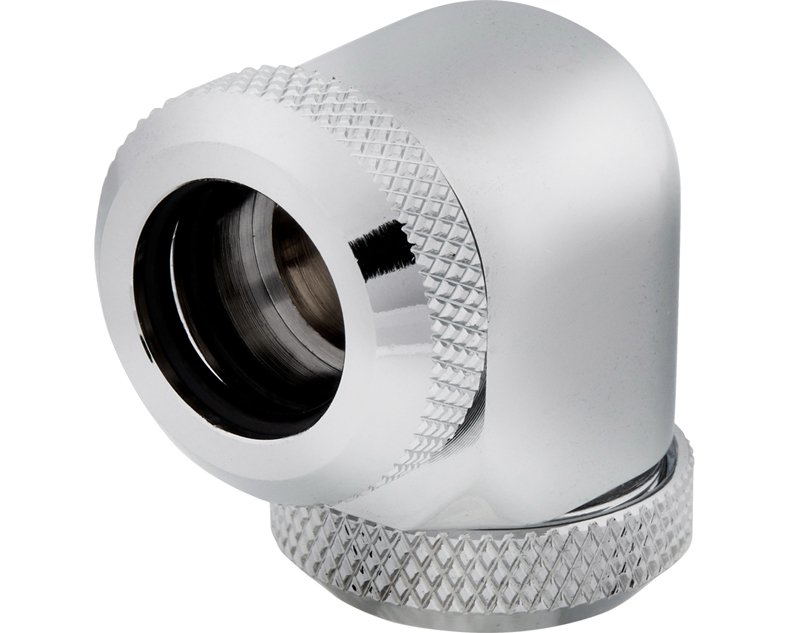 CORSAIR CX-9052021-WW Fitting (hard tube) ,XF Hardline 2-pack (90° Angled 12mm OD compression; chrome)