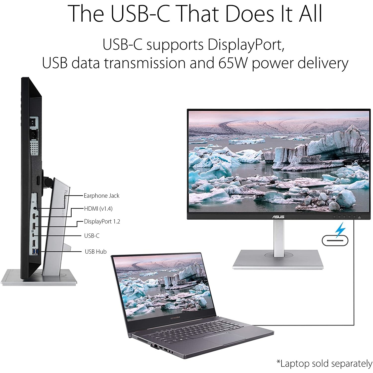 23.8 PA247CV FHD IPS 5MS 75HZ HDMI DP USB-C