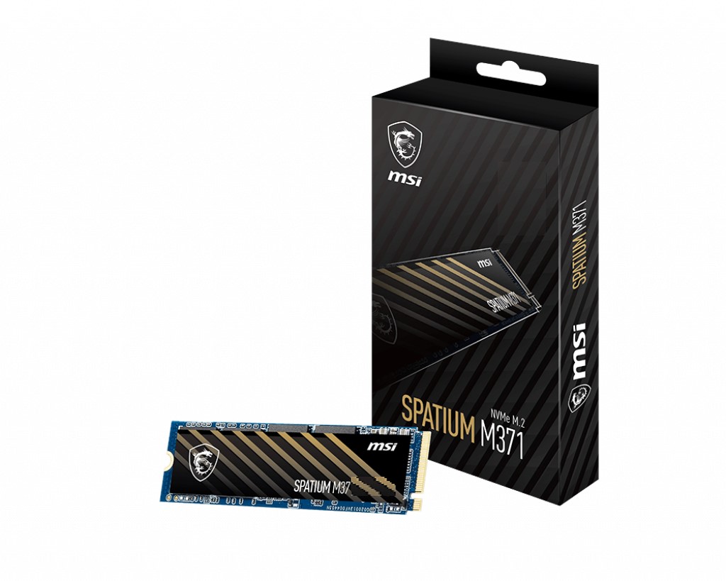 MSI SSD SPATIUM M371 NVME M.2 500GB NVMe M.2 500GB R:2200 W:1150