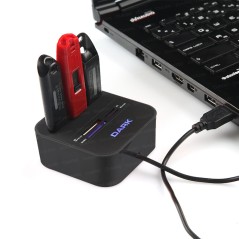 DARK DK-AC-UCR202 USB 2.0 Multi Kart Okuyucu + 3 x USB 2.0 HUB Siyah-62934