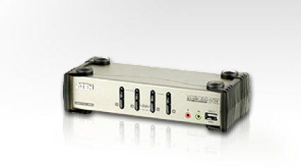 ATEN ATEN-CS1734B ATEN 4 PORT USB KVM SWITCH 2 PORT USB HUBLU (KABLO DAHİL)