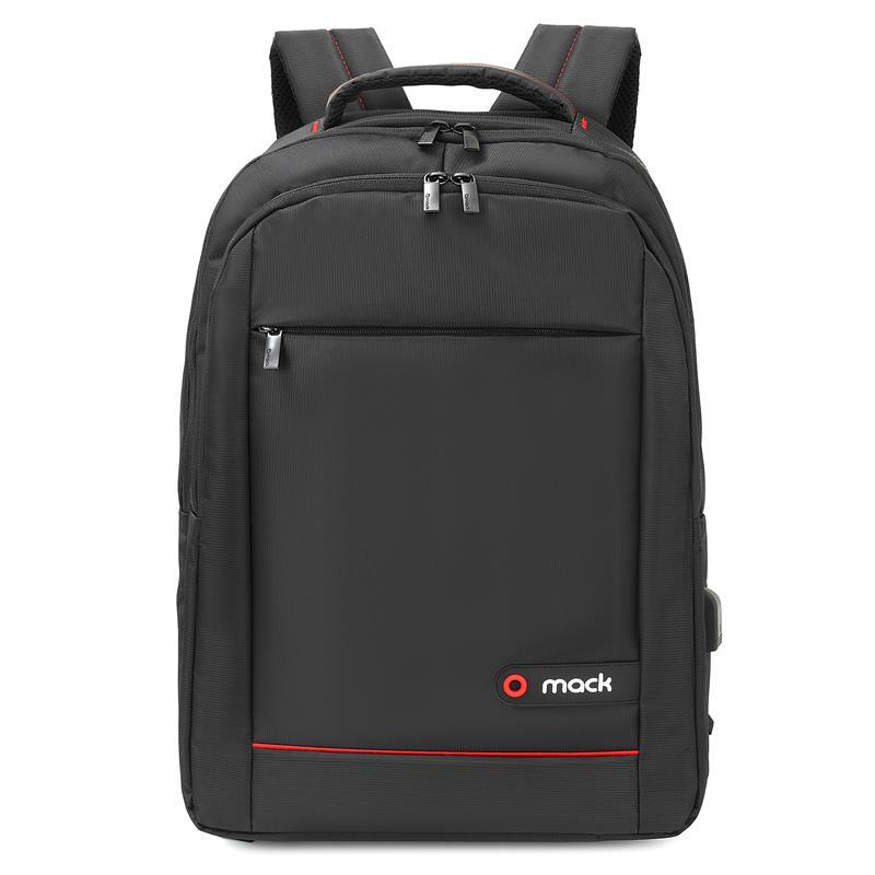 MACK MACK MCC-006 15.6" OFFİCE USB GİRİŞLİ NOTEBOOK SIRT ÇANTASI SİYAH 