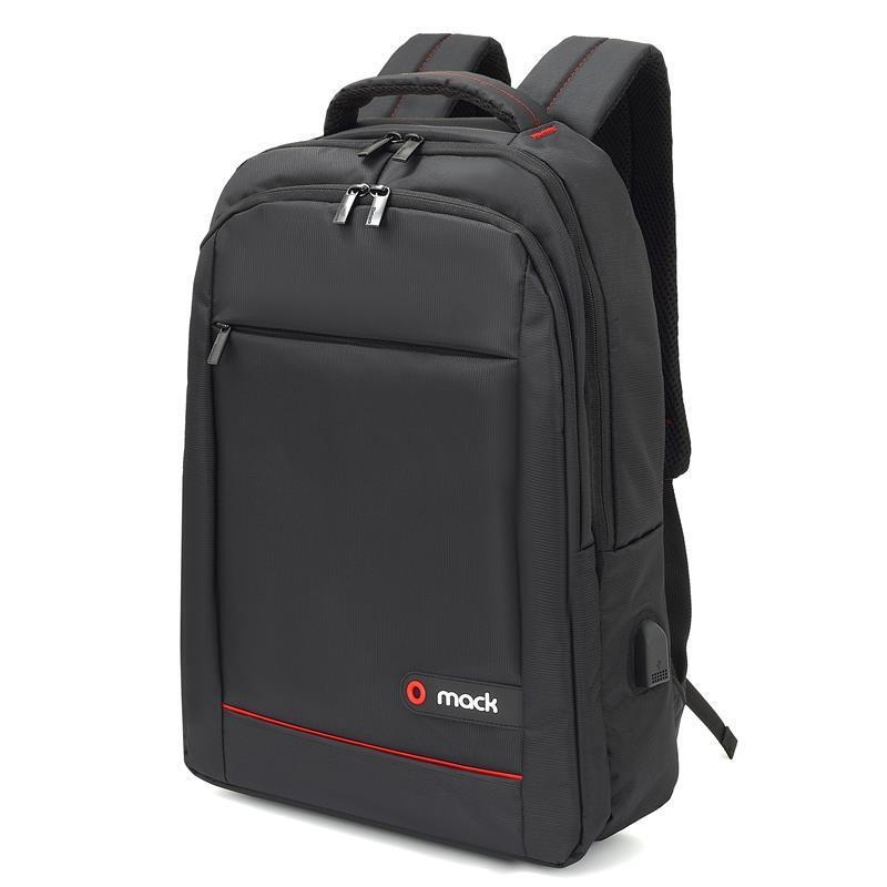 MACK MACK MCC-006 15.6" OFFİCE USB GİRİŞLİ NOTEBOOK SIRT ÇANTASI SİYAH -57020