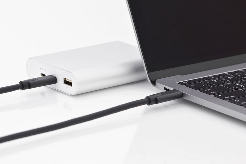 ASSMANN USB Type-C connection cable, type C to C M/M, 1.0m, full featured, Gen2, AK-300139-010-S
